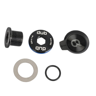 Quarq POWERMETER CRANK ARM BOLT KIT - O-RING SLED AND AXS COVER PLUG DRIVE SIDE M18/M30 DUB STEEL BLACK RIVAL D1