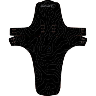 RYFE MTB Mud Guard Large 362 × 297mm - Black Contour