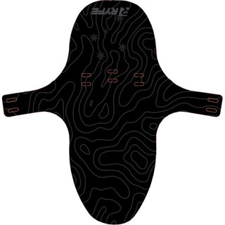RYFE MTB Mud Guard Large 310 × 305mm - Black Contour