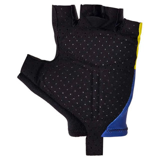 Santini TDF Col De La Madeleine Stage Gloves - Blue/Yellow