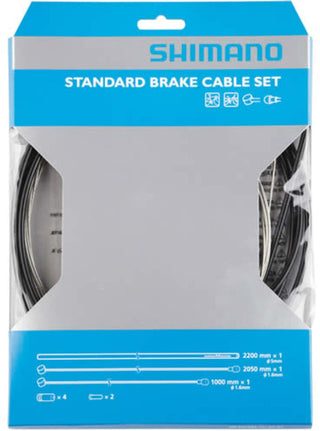 Shimano Standard Steel MTB Brake Cable Set Black