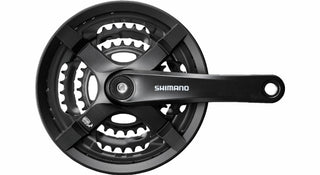 Shimano Tourney FC-TY501 48/38/28T 175mm Crankset Black