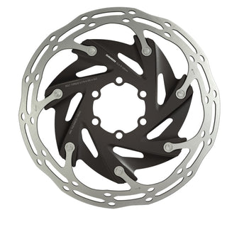 SRAM Rotor Centerline X Road 2 Piece 140mm Black (includes steel rotor bolts) Rounded