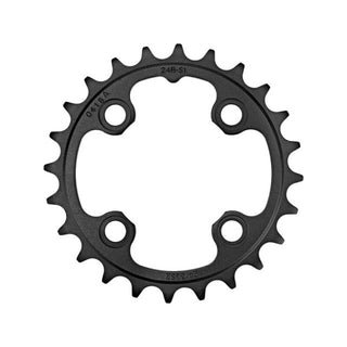 SRAM CHAIN RING MTB 24T 64 AL3 BLAST BLACK 2X11 NO PIN