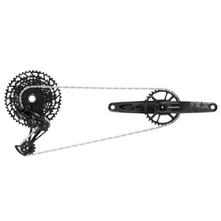 SRAM NX Eagle DUB Groupset (Rear Der - Trigger Shifter w Clamp - Crankset DUB 12s 170 BOOST w DM 32t X-SYNC Chainring - Chain 126 links 12s -Cassette PG-1230 11-50t - Chaingap Gauge)