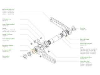Hope Evo Crankset Extraction Washer