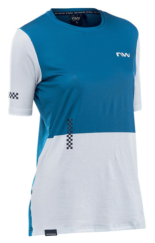 Northwave Xtrail 2 Woman Jersey Short Sleeve - Blue/Grey
