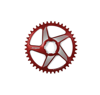 Hope Spiderless RX Chainring - 42 Teeth Red