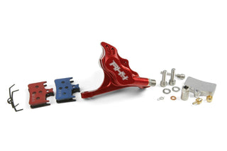 Hope RX4+ Caliper Flatmount+ 20MM Min - Front Red