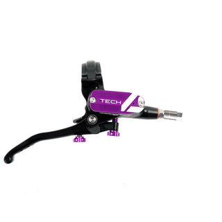 Hope Tech 4 Master Cylinder Complete Right Hand - Black/Purple