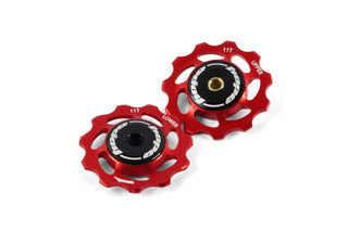 Hope Jockey Wheels Pair - 11 Teeth Red